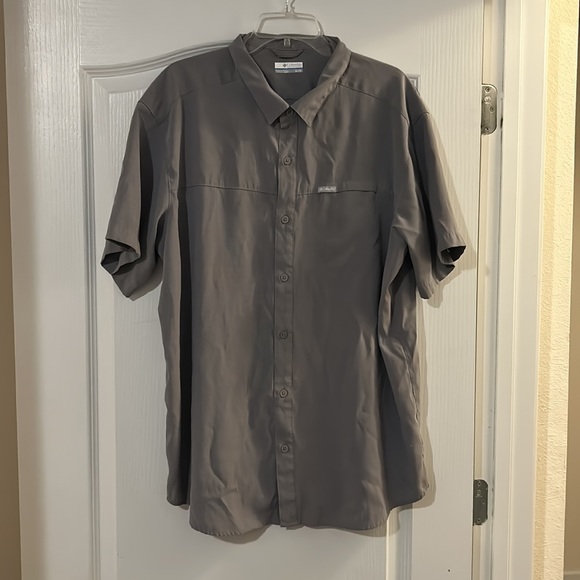 Columbia Shirts Mens Gray Button Up Shirt Poshmark